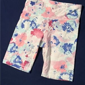 GAP Fit Pink and Blue Floral Shorts